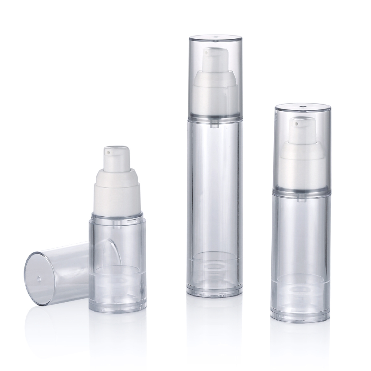 15ml 30ml 50ml 병 에어로스 펌프 맞춤형 재사용 가능한 진공 스프레이 병 에어로스 크림 병이있는 미세 스프레이 L01-1