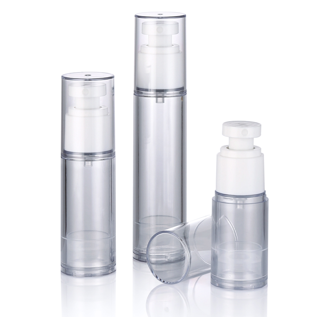 30ml 50ml 60ml 80ml 100ml 로션 리필 가능한 화장품 포장 에어리스 혈청 펌프 병 L02-1
