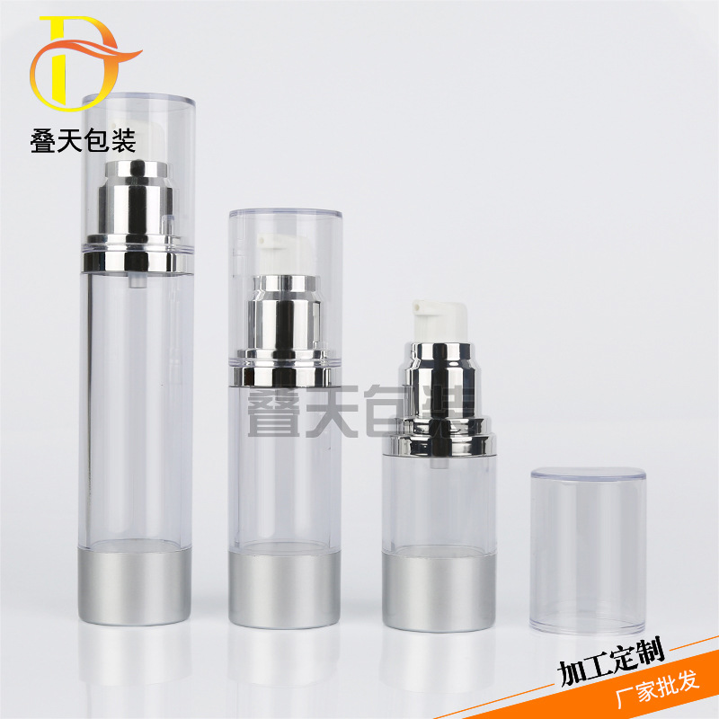 15ml 30ml 50ml 투명 플라스틱 화장품 시험 로션 로션 병