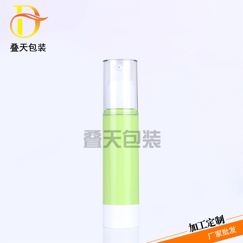 50ml 화장품 로션 병, 녹색 일일 필수품, 물 보충 에센스, 진공 병
